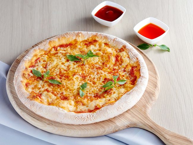 Buy 1 pizza get 1 free on Monday!